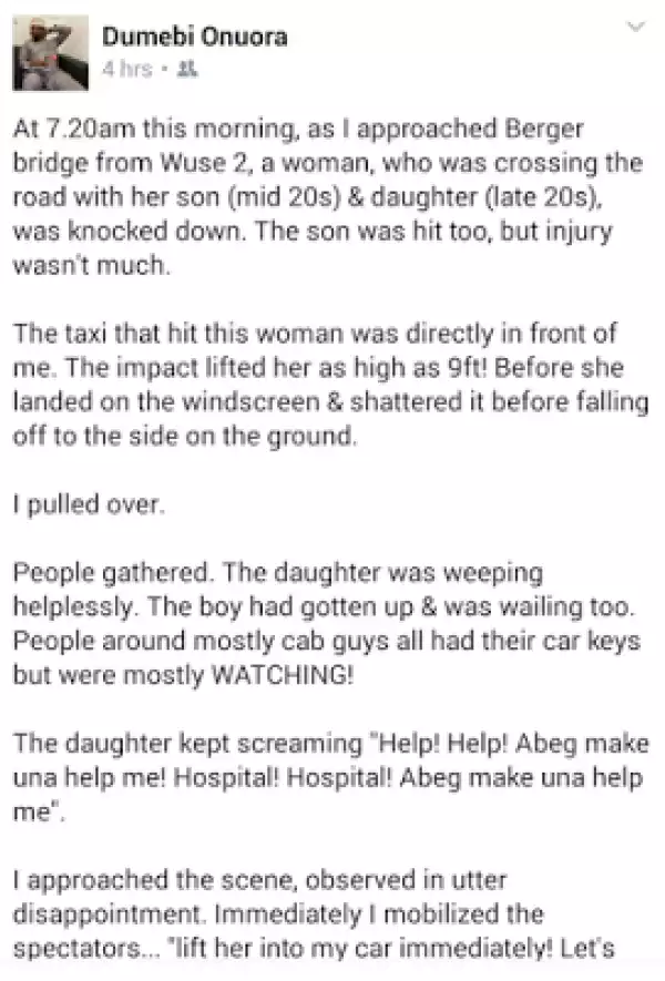 Guys, Read This Touching Story...